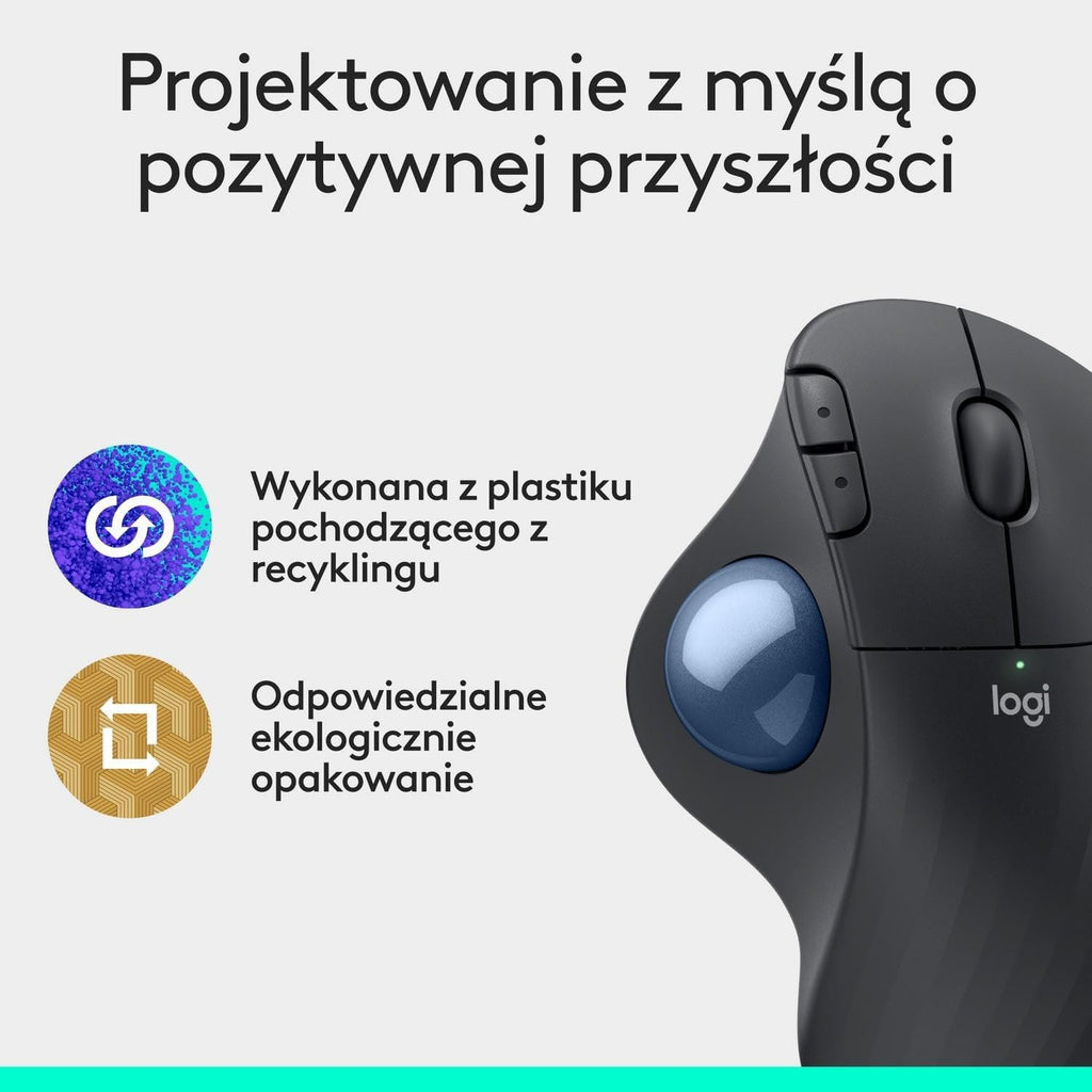 Logitech ERGO M575S Wireless Mouse — Graphite