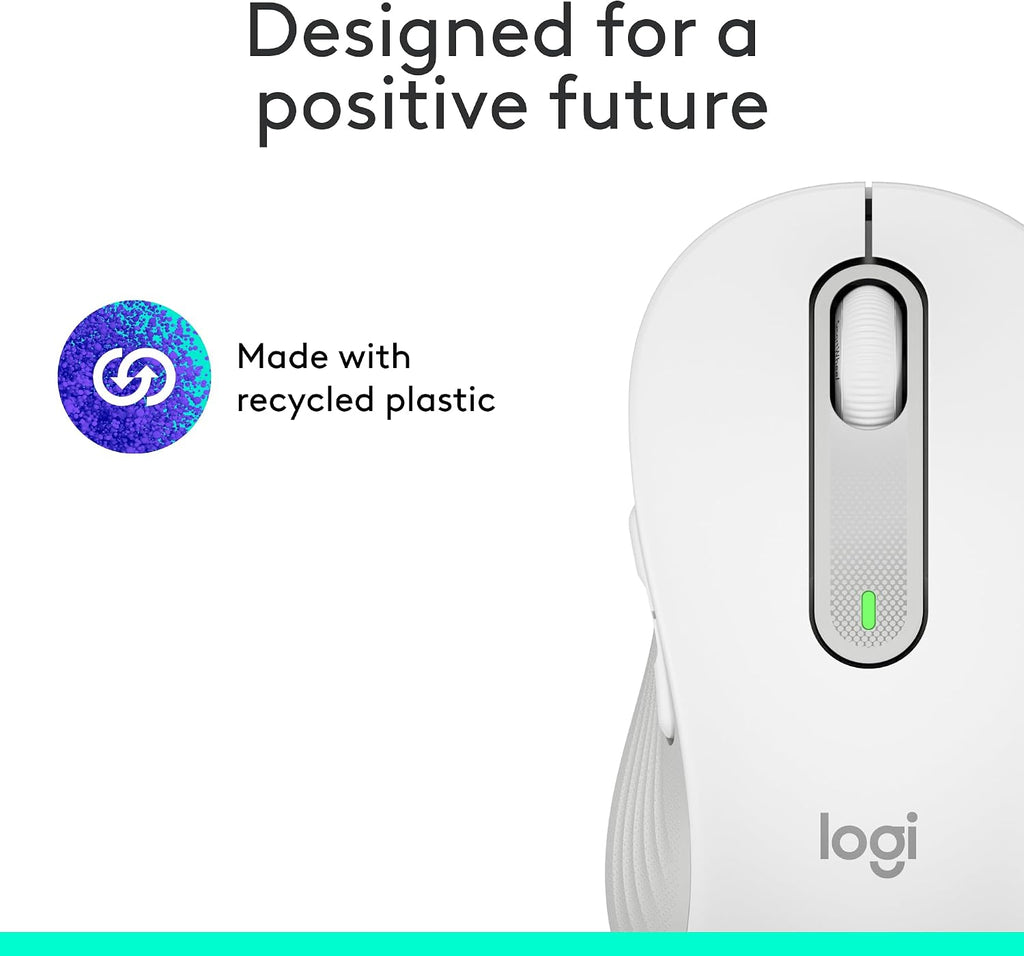 Logitech M650 Wireless Mouse — Off White
