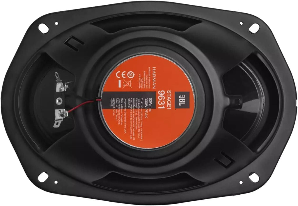 JBL Stage1 9631 6 x 9-Inch Car Speaker Set — Black