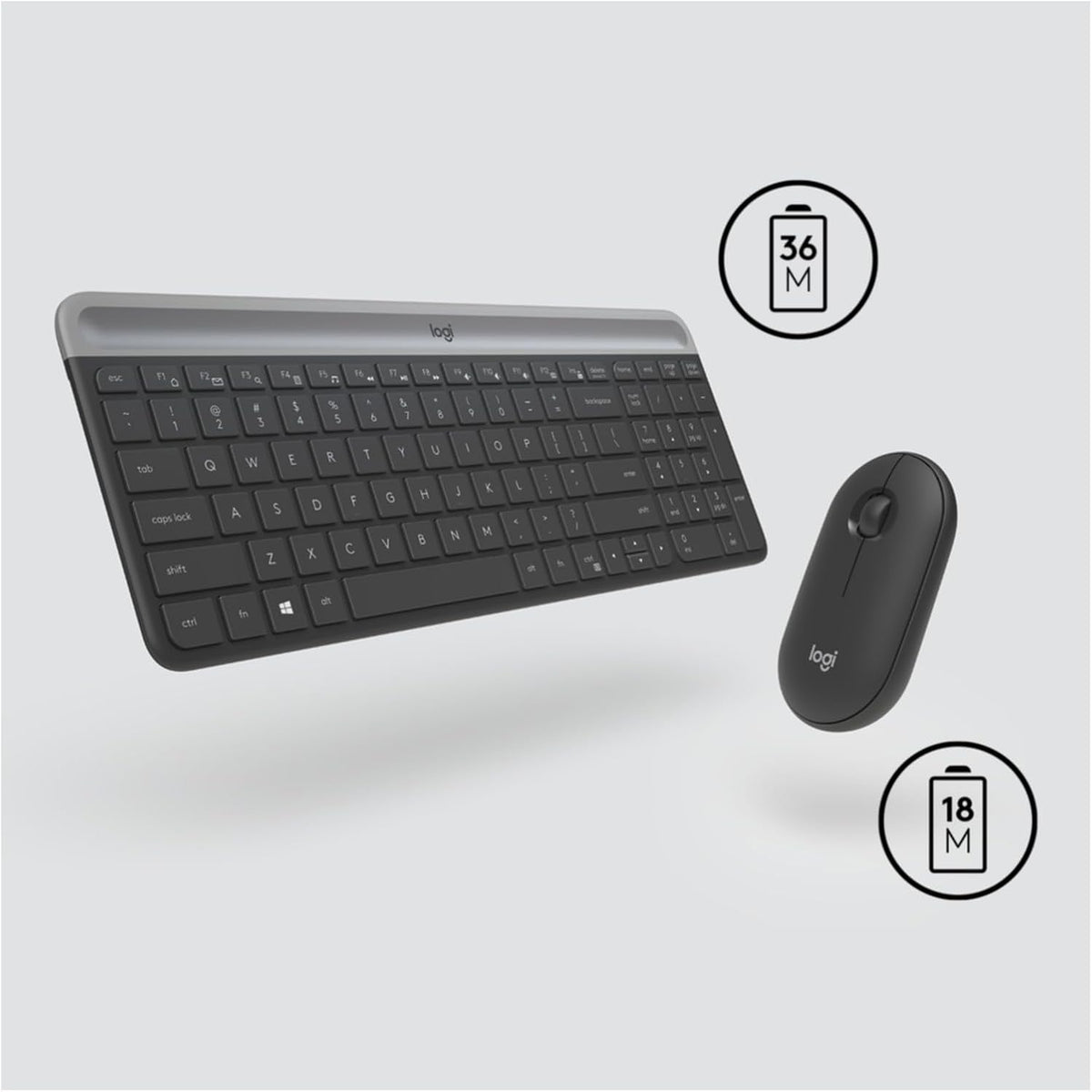 Logitech MK470 Keyboard and Mouse Combo — Black