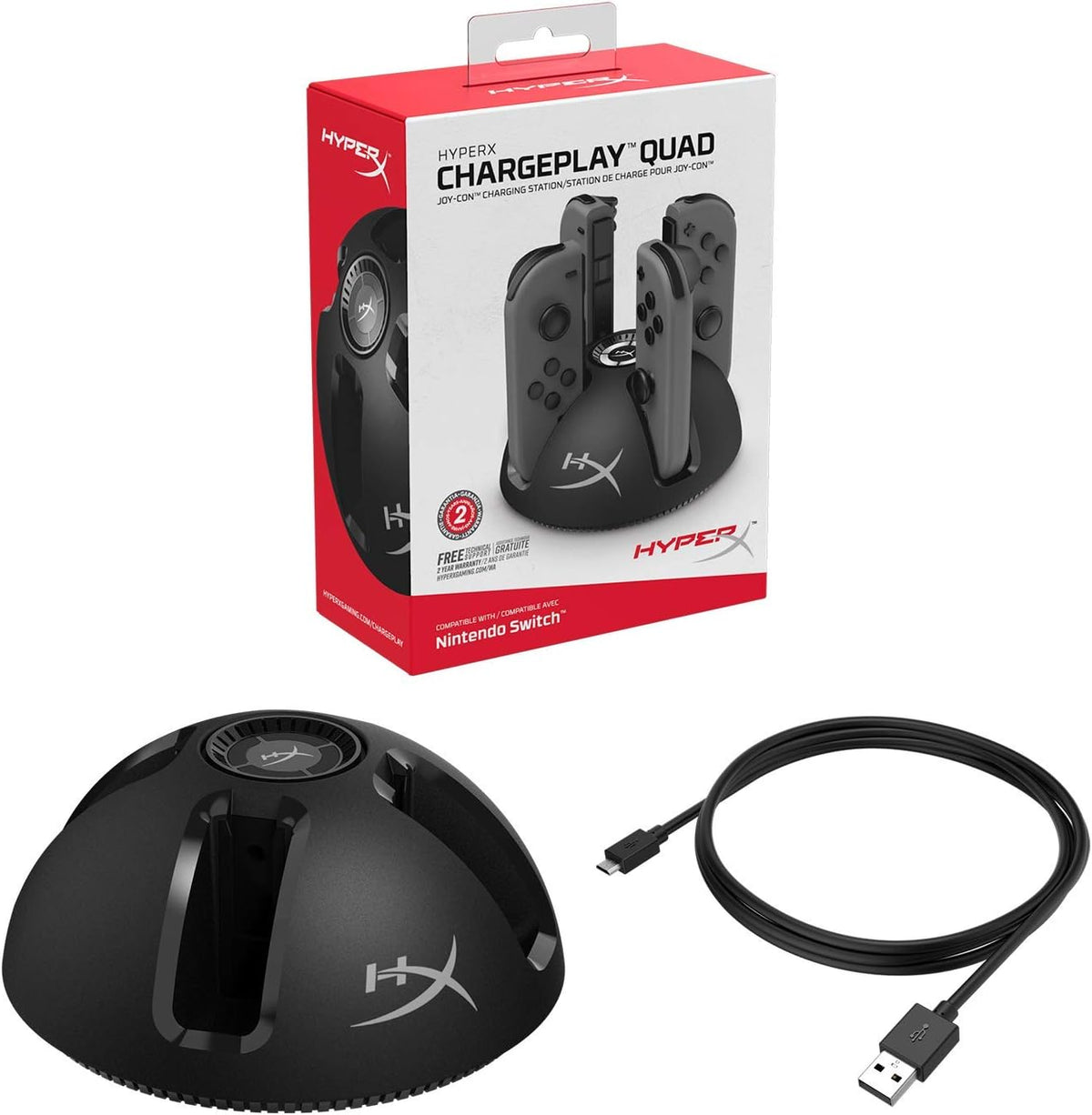 HyperX HX-CPQD-U ChargePlay Quad Charger — product image 5