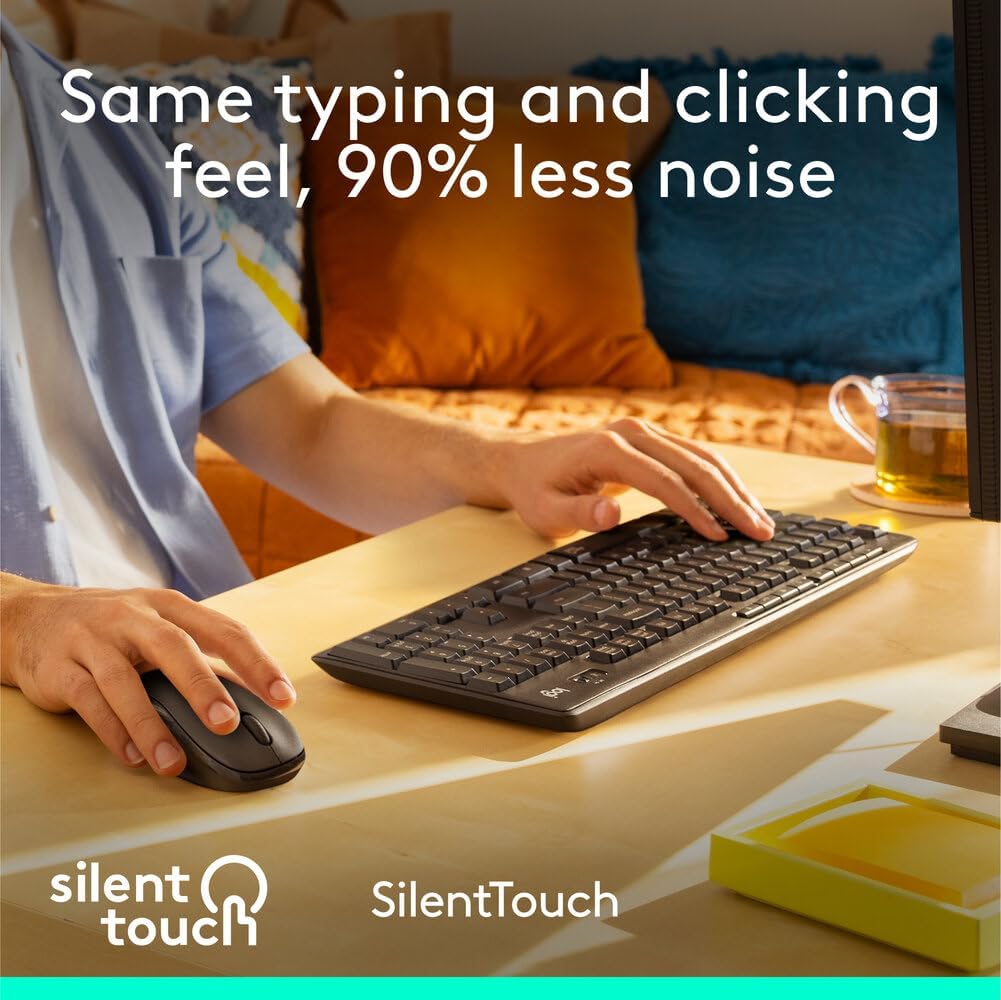 Logitech MK295 Keyboard and Mouse Combo — Graphite