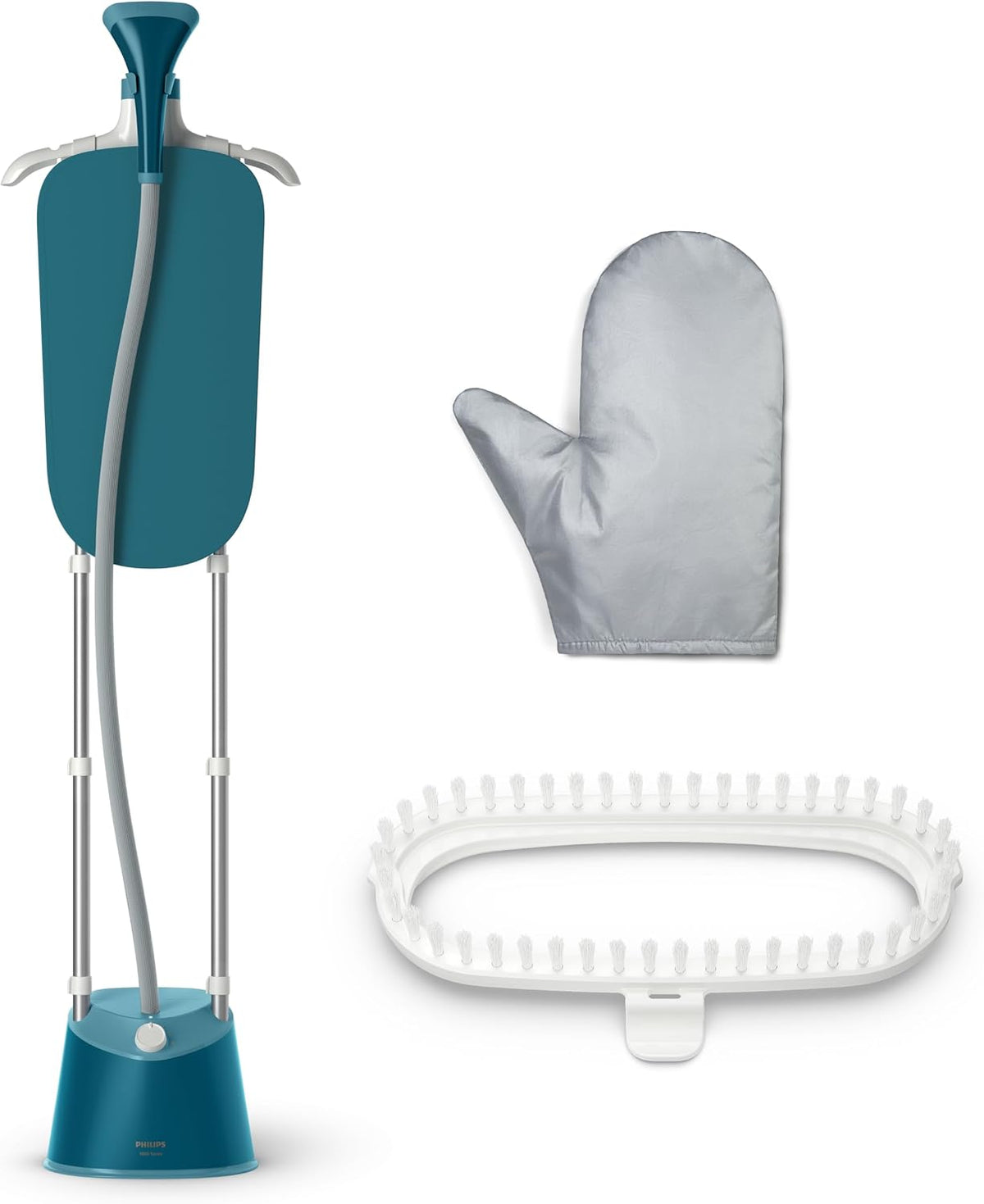 Philips Stand Steamer 1800W, 36g/min Continuous Steam, Ready in 45 Seconds — Blue