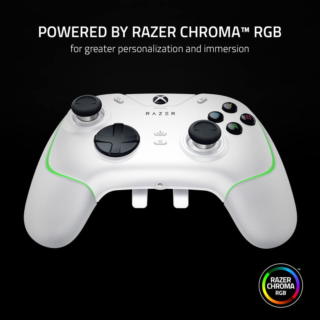 Razer Wolverine V2 Chroma Wired Gaming Pro Controller for Xbox Series X|S, Xbox One, PC — White — product image 3