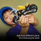 LEGO Technic Yellow Motorbike 42225 — image 5