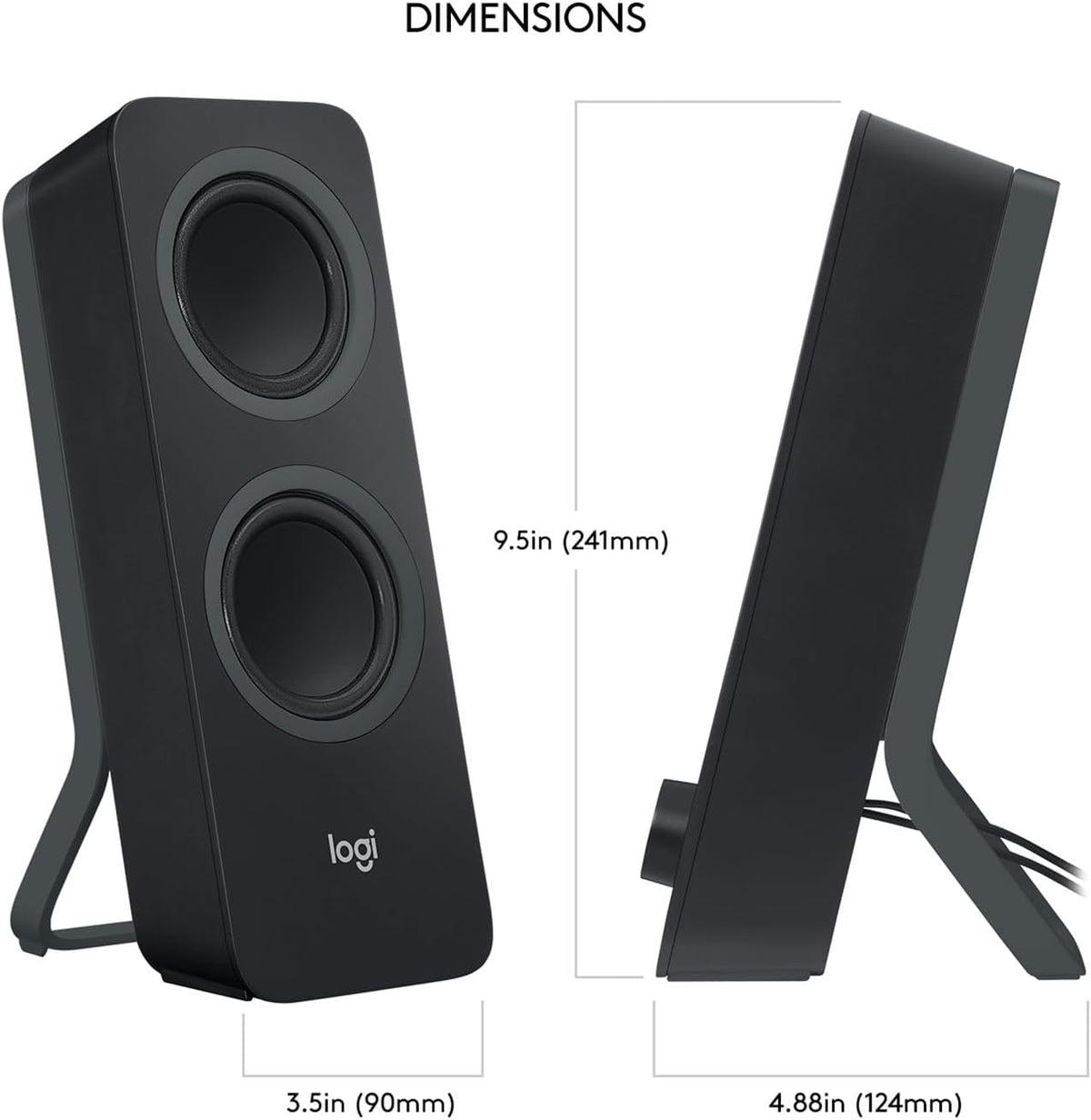 Logitech Z207 Speakers — Black