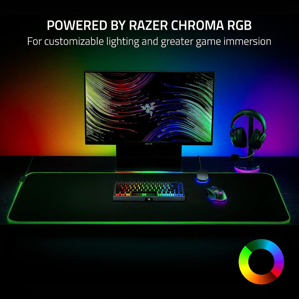 Razer Goliathus Chroma 3XL Gaming Mouse Pad — black — product image 4