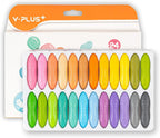 YPLUS Peanut-Shaped Crayons — 24 Pastel Colours