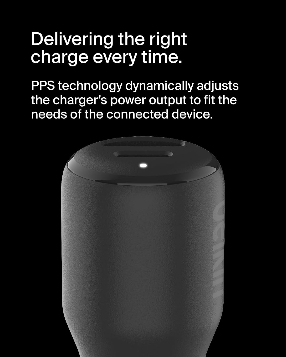 Belkin BoostCharge Dual Car Charger 42W w/Fast Charge USB-C 30W PPS & 12W USB-A Ports for Apple iPhone 16/16 Pro/16 Plus/16 Pro Max, iPhone 15, 14, 13, 12 Series, Samsung Galaxy S24, & More - Black