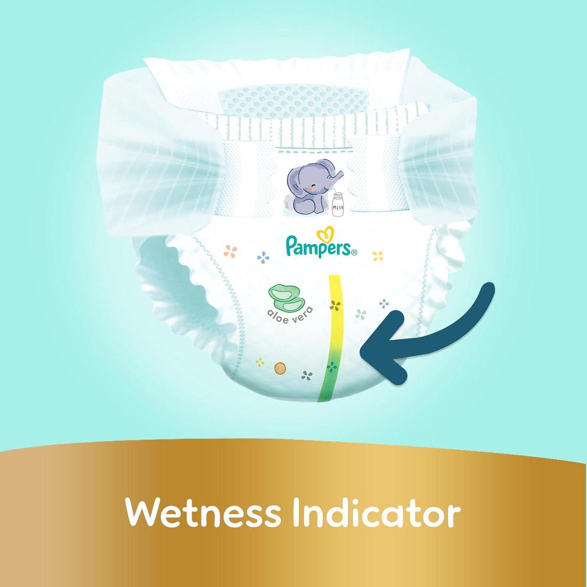 Pampers Ultimate Comfort Premium Taped Diapers 3-8kg Size 2 GP 168 Count
