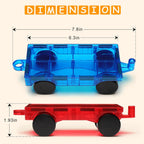 Gemmicc Magnetic Construction Cars — 2-Pack