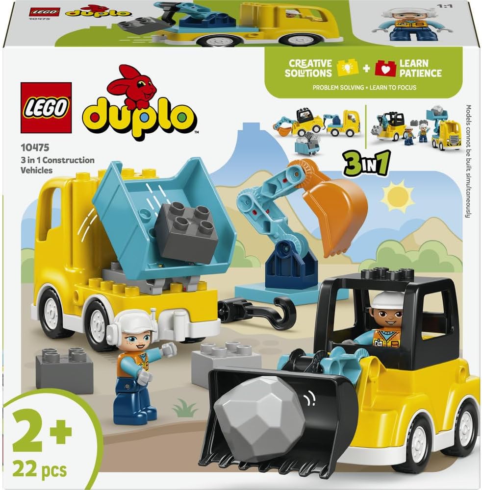 LEGO DUPLO 3 in 1 Construction Vehicles 10475 — image 9