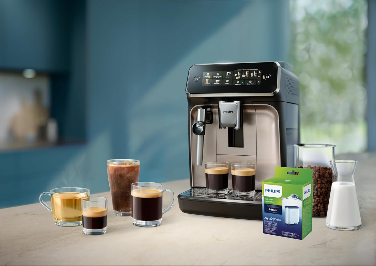 Philips EP3347/90 Espresso Machine + Extra Aqua Filter Bundle — Black
