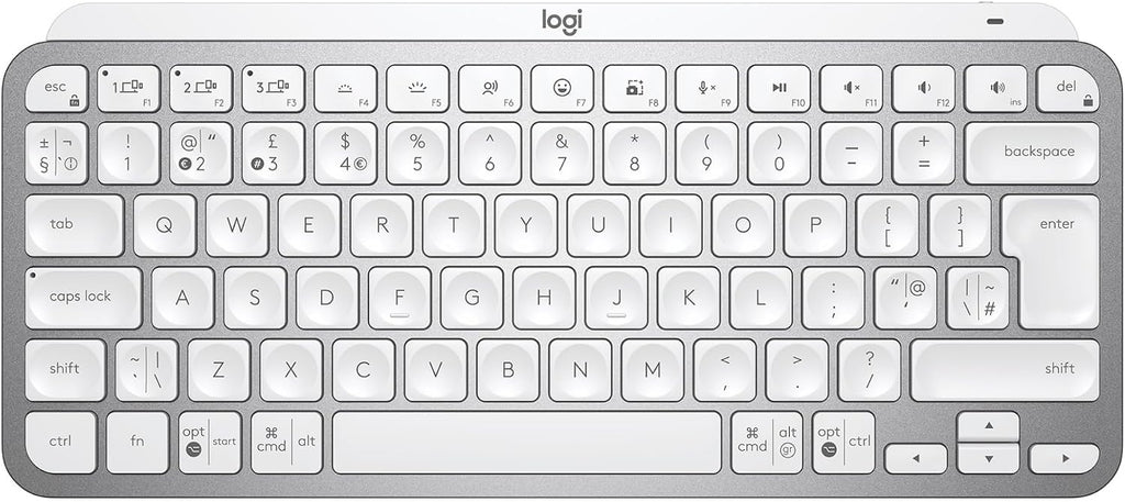 Logitech MX Keys Mini Keyboard — Pale Grey