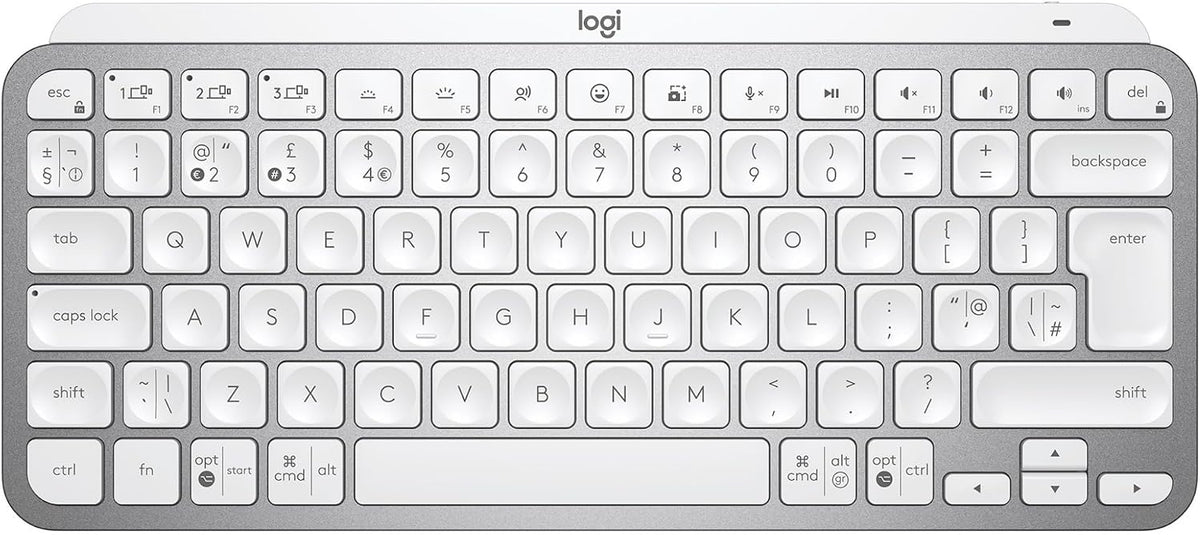 Logitech MX Keys Mini Keyboard — Pale Grey