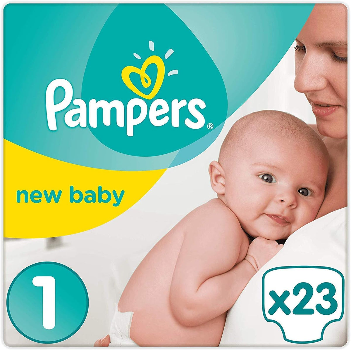 FUAUFAS Pampers Premium Protection New Baby Size 1 (Newborn), 22 Nappies