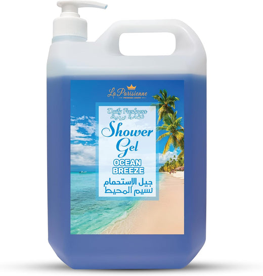 ECOLYTE+ Shower Gel, La Parisienne Premium Luxury (Ocean Breeze, 5 Liter)