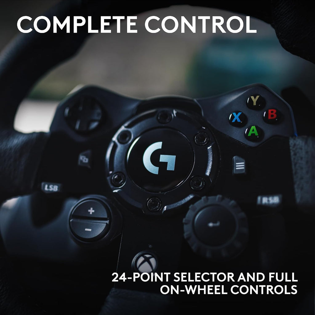 Logitech G923 Xbox / PC Racing Wheel and Pedals — Black
