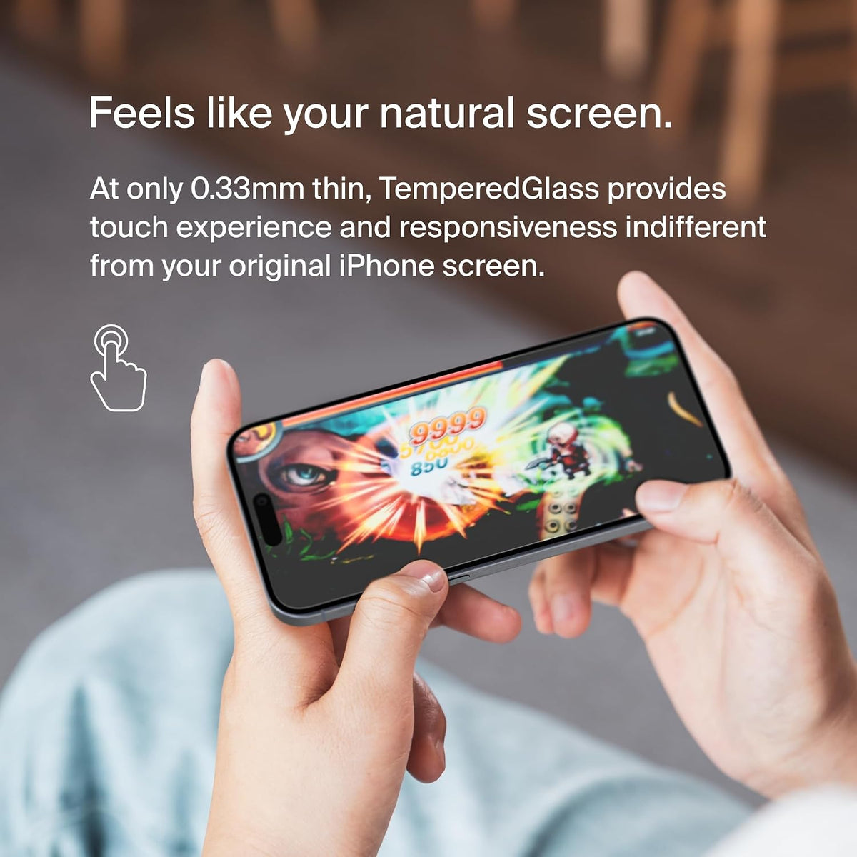 Belkin ScreenForce TemperedGlass Treated Screen Protector for iPhone 15 Pro Max- Slim & Scratch-Resistant - Includes Easy Align Frame for Bubble Free Application - 2-Pack