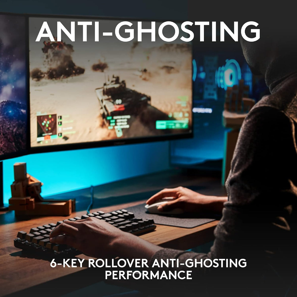 Logitech G413 TKL SE Gaming Keyboard — Black