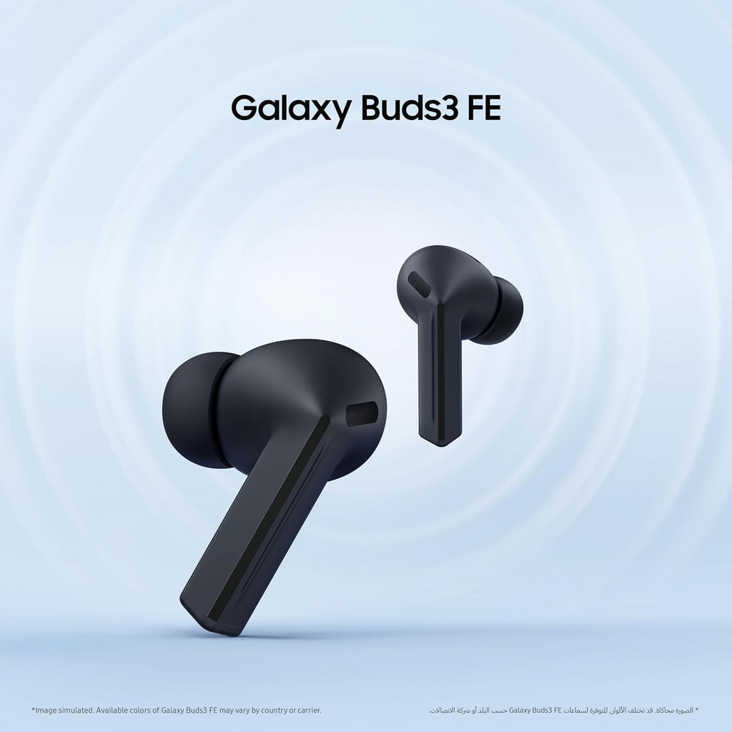 Samsung Galaxy Buds3 FE, Wireless Earbuds, Gray, Blade Design, Balanced Sound, 360 Audio, Active Noise Cancelling & Clear Call (UAE Version)