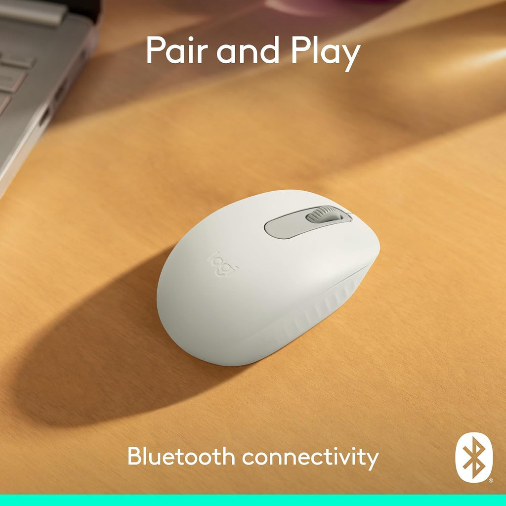 Logitech M196 Wireless Mouse — Off White
