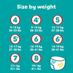 Pampers Nappy Pants Size 7, 126 Count, 17kg+, Triple Protection, Super Absorbent Core, Easy Changes