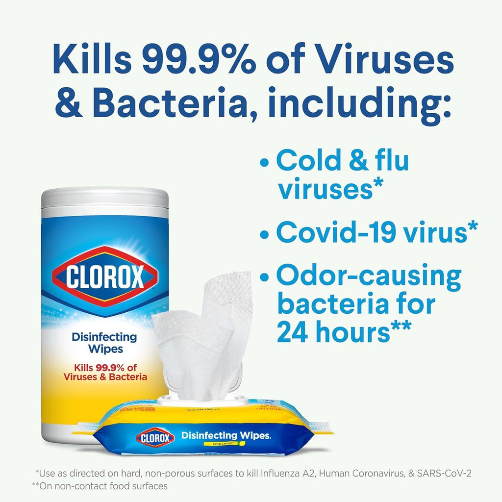 Clorox Disinfecting Cleaning Wipes Variety Pack, 75 Count Each, Pack of 3 (Package May Vary) — additional view 4