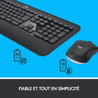 Logitech MK540 Keyboard and Mouse Combo — Black