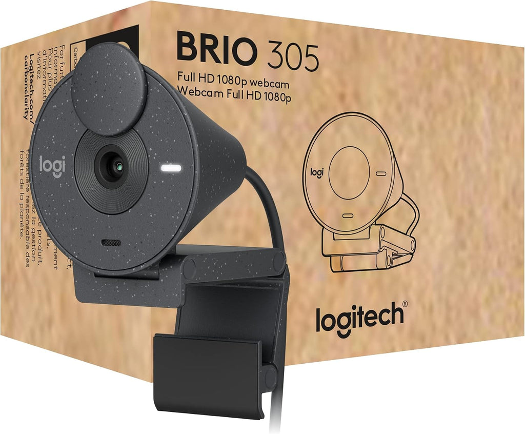Logitech BRIO 305 Webcam — Graphite