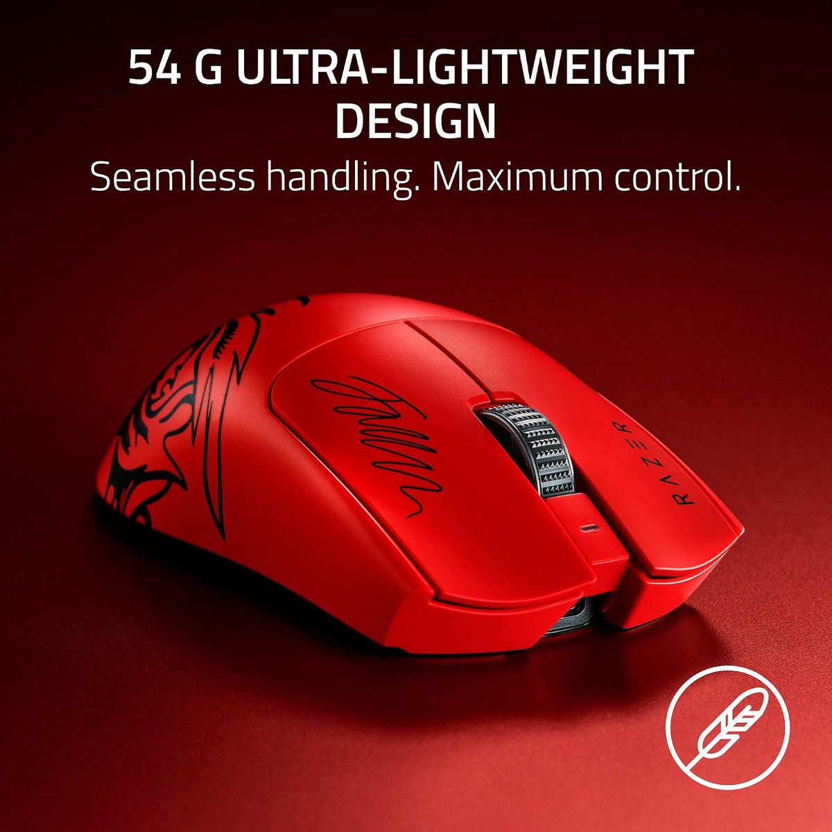 Razer Viper V3 Pro Wireless Esports Gaming Mouse — Faker Edition — red — product image 3