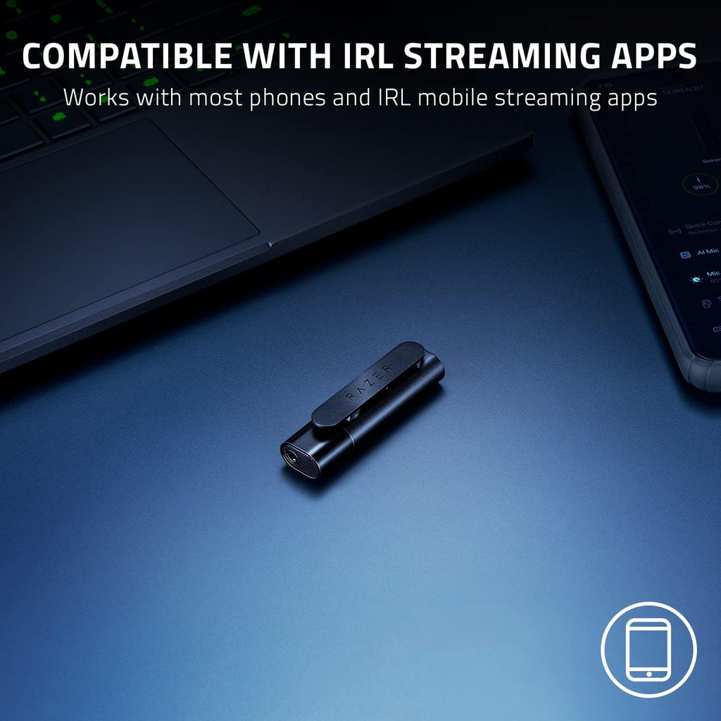 Razer Seiren BT Bluetooth Microphone for Mobile Streaming — Black — product image 7