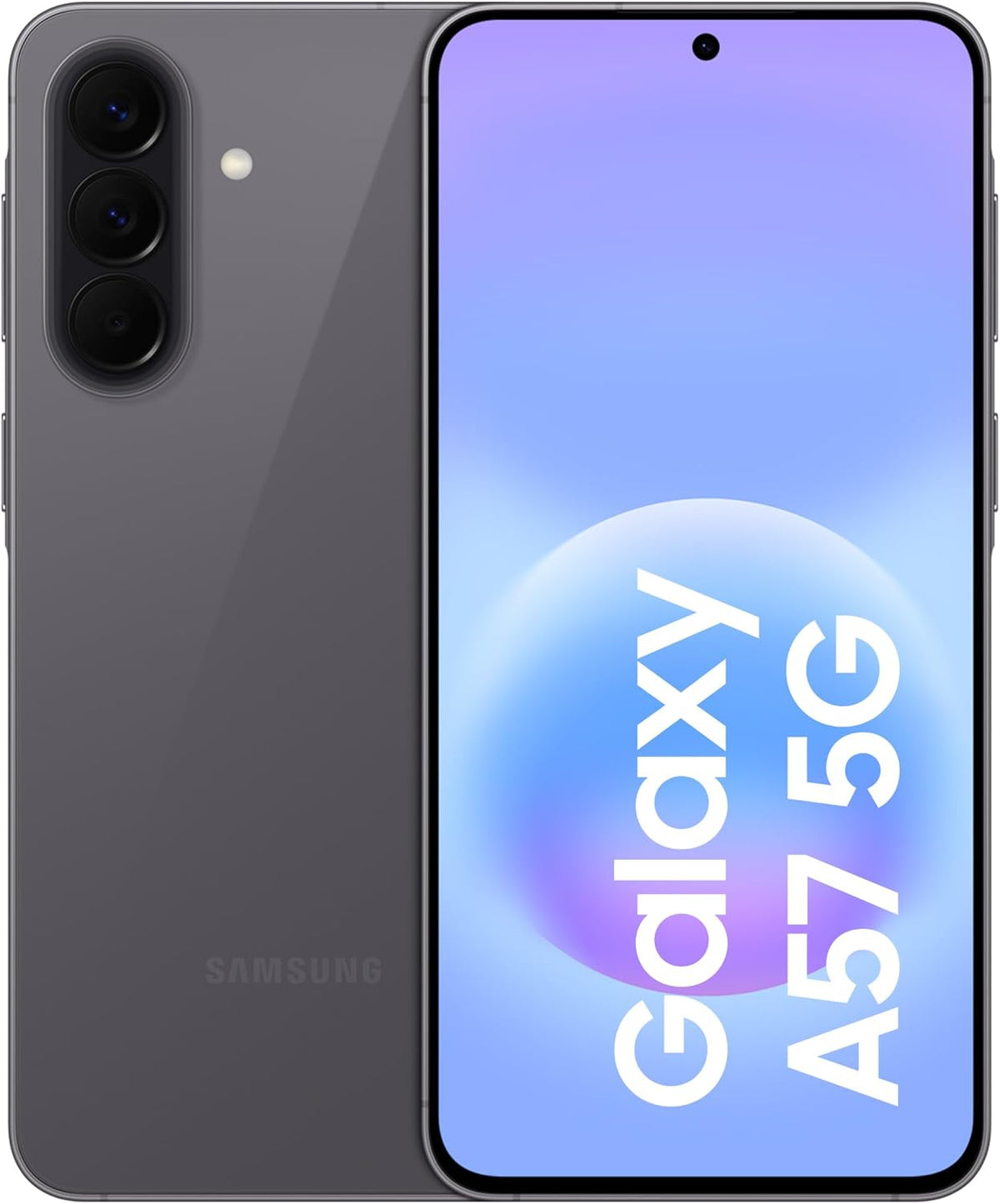 Samsung Galaxy A57 5G Android Smartphone, 256GB Storage, 8GB RAM, Awesome Gray, 6x OS Upgrades, Large Display, 50MP Camera, Long Battery Life (UAE Version)