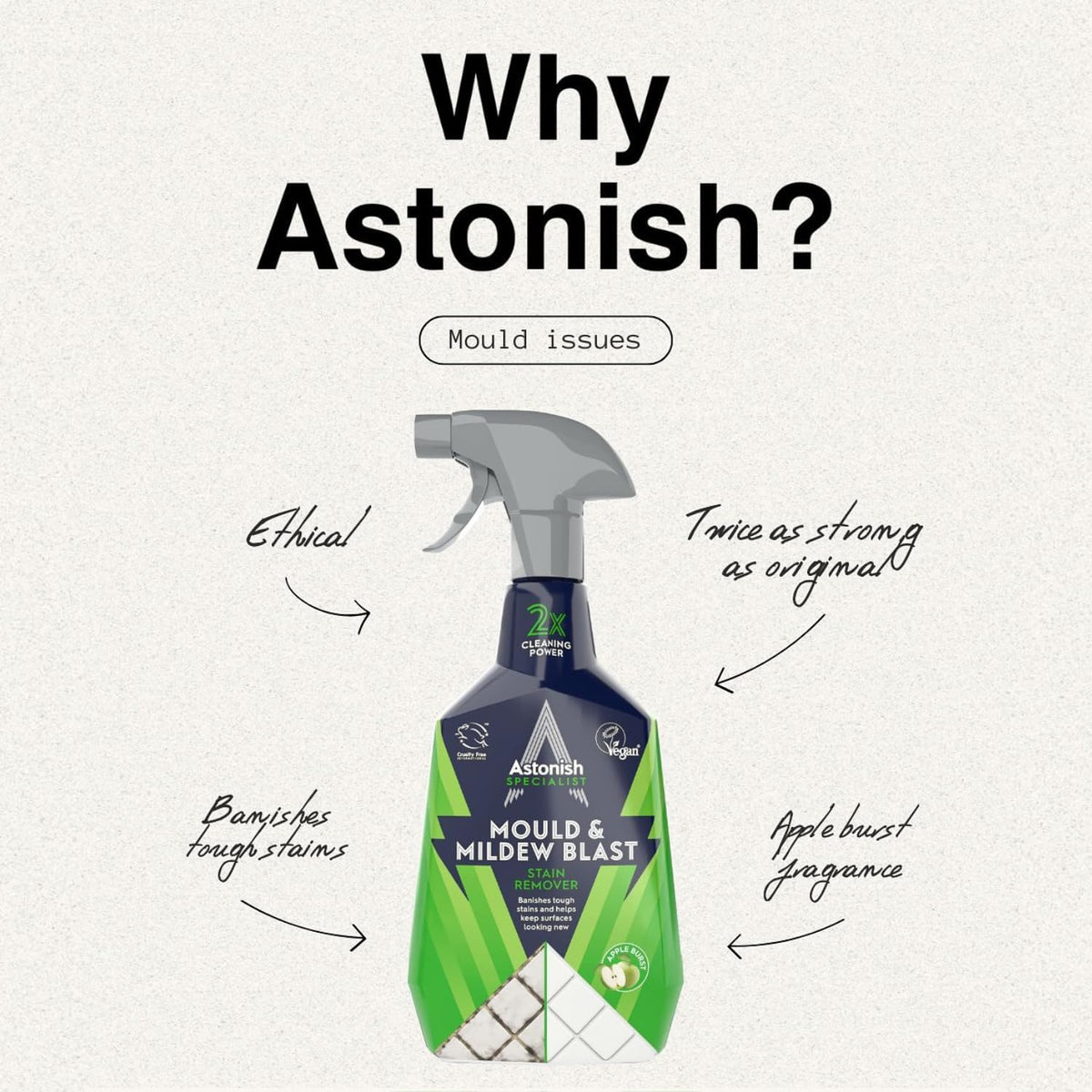 Astonish Premium Mold and Mildew Stain Blaster - 750ml — additional product view 7