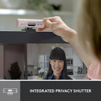 Logitech BRIO 500 Webcam — Rose