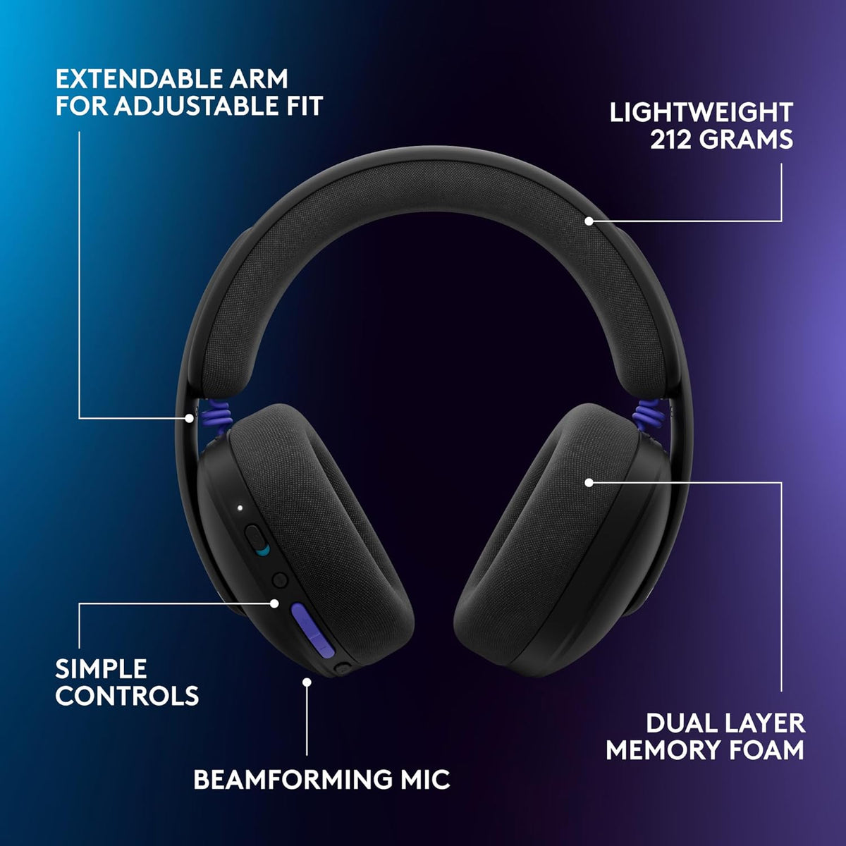Logitech G325 Wireless Gaming Headset — Black