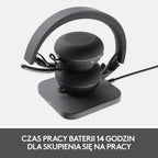 Logitech Zone 900 Wireless Headset — Grey