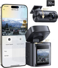 Baseus VD1 Pro Dash Cam Car Front Rear 4K+1080P Solar Dash Cam with 14-Day Battery Standby Parking Mode — Black