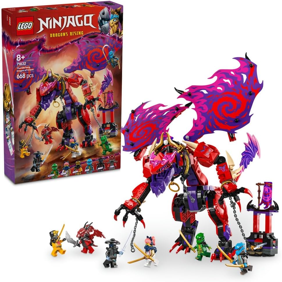 LEGO NINJAGO Thunderfang Dragon of Chaos 71832