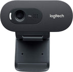 Logitech C270 Webcam and H390 Headset Bundle — Black/Grey