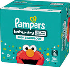 Pampers Baby Dry Diapers Size 2 186 Count