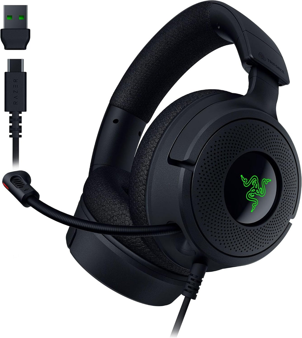 Razer Kraken V4 X Wired Gaming Headset — Black — main product image