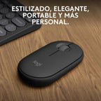 Logitech M350S Wireless Mouse — Graphite