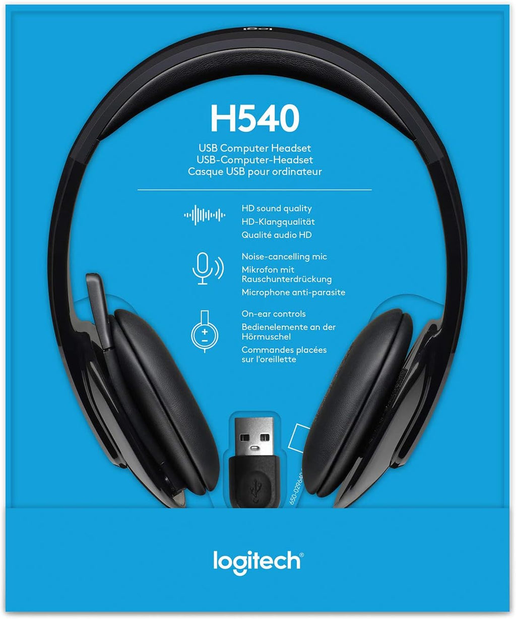 Logitech H540 Headset — Black