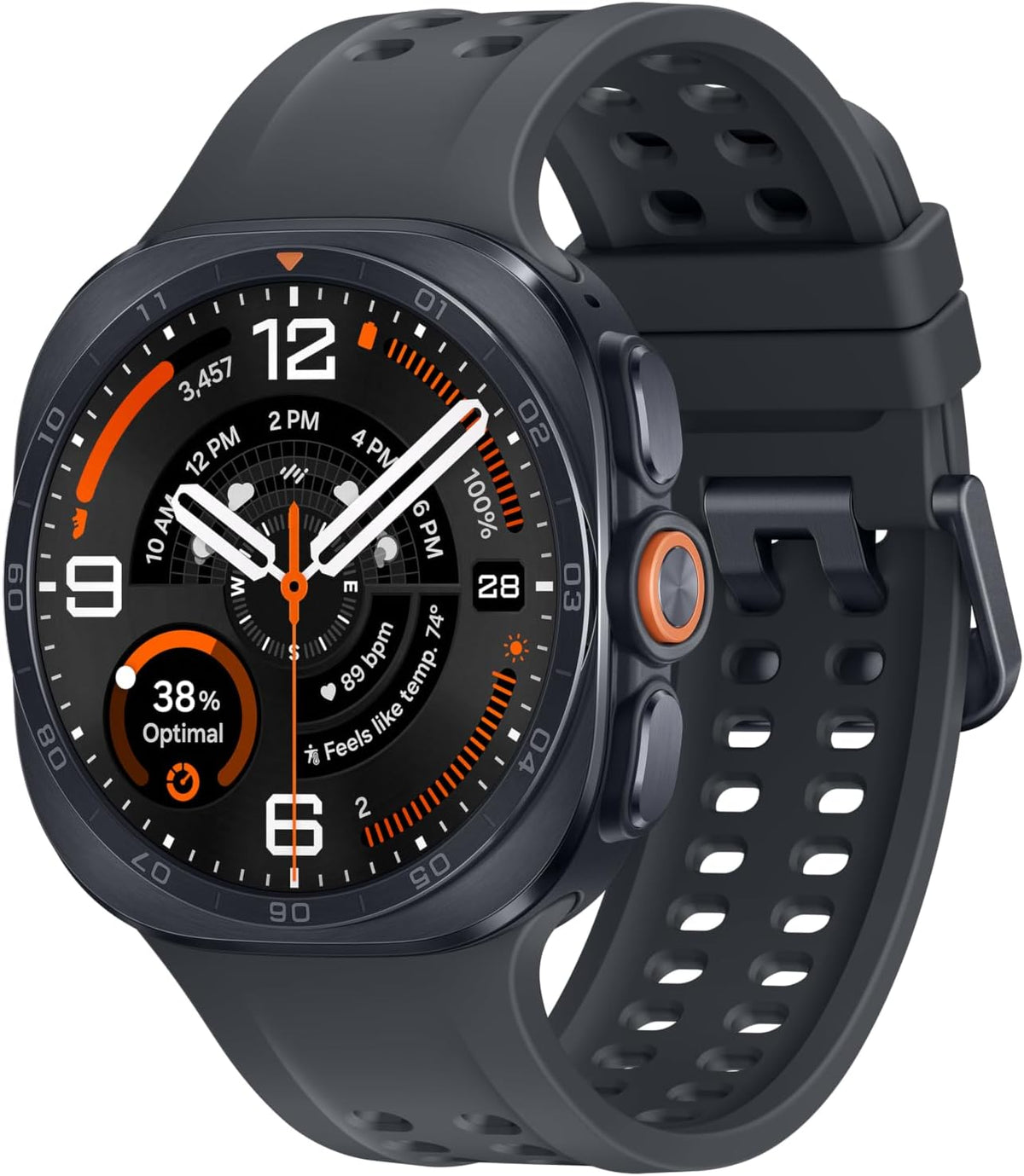 Samsung Galaxy Watch Ultra2, Titanium Gray, 47mm LTE Smartwatch | Rugged Design, AI Assistant, Advanced Sleep and Running Coach, Dive-Rated, Heart Rate Tracking