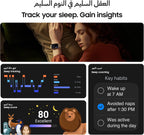 Samsung Galaxy Fit3 Smartwatch, Exercise and Sleep Tracking, Fall Detection, Bluetooth, 40mm, Gray