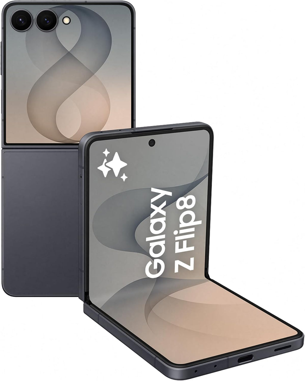 Samsung Galaxy Z Flip8 Graphite, 256GB, Hands-free Selfie Camera, Now Brief, Customizable FlexWindow, 4300mAh Battery, 12GB RAM, 2 Year Manufacturer Warranty (UAE Type Approved)(Amazon Exclusive)