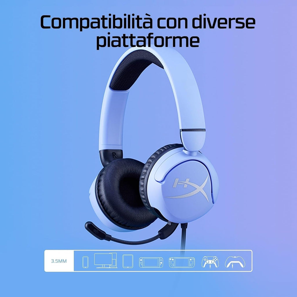 HyperX Cloud Mini Wired LVR Headset — Lavender-Coloured — product image 5