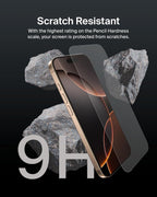 Belkin ScreenForce InvisiGlass iPhone 16 Pro Screen Protector, scratch-resistant impact protection, easy align tray for bubble free application included, made with recycled glass for iPhone 16 Pro