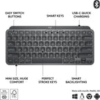 Logitech MX Keys Mini and MX Anywhere 3S Combo — Graphite
